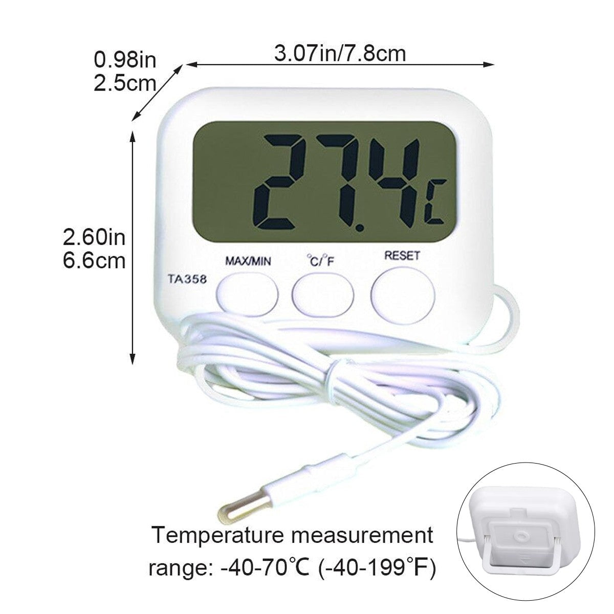 LCD Digital Thermometer for Home/Fridge/Freezer/Aquarium/FISH TANK Temperature