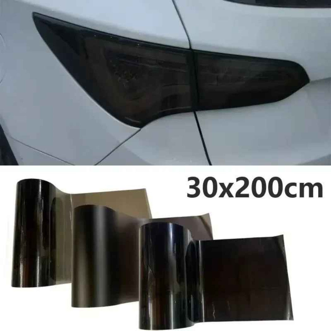 200cm Yellow/Amber Headlight Tint Fog Lights Tail light Vinyl Film Stretchable