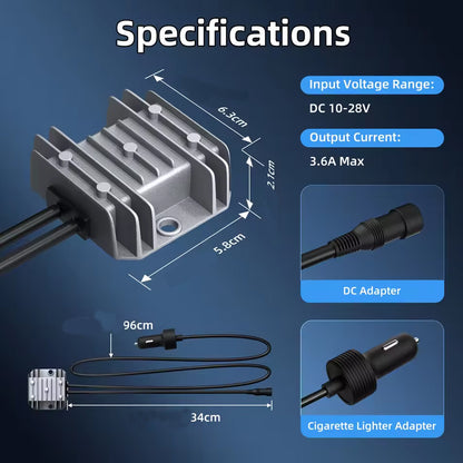 Starlink Mini Step Up Converter 10-28V to 30V 3.5A with Cigarette Lighter Plug