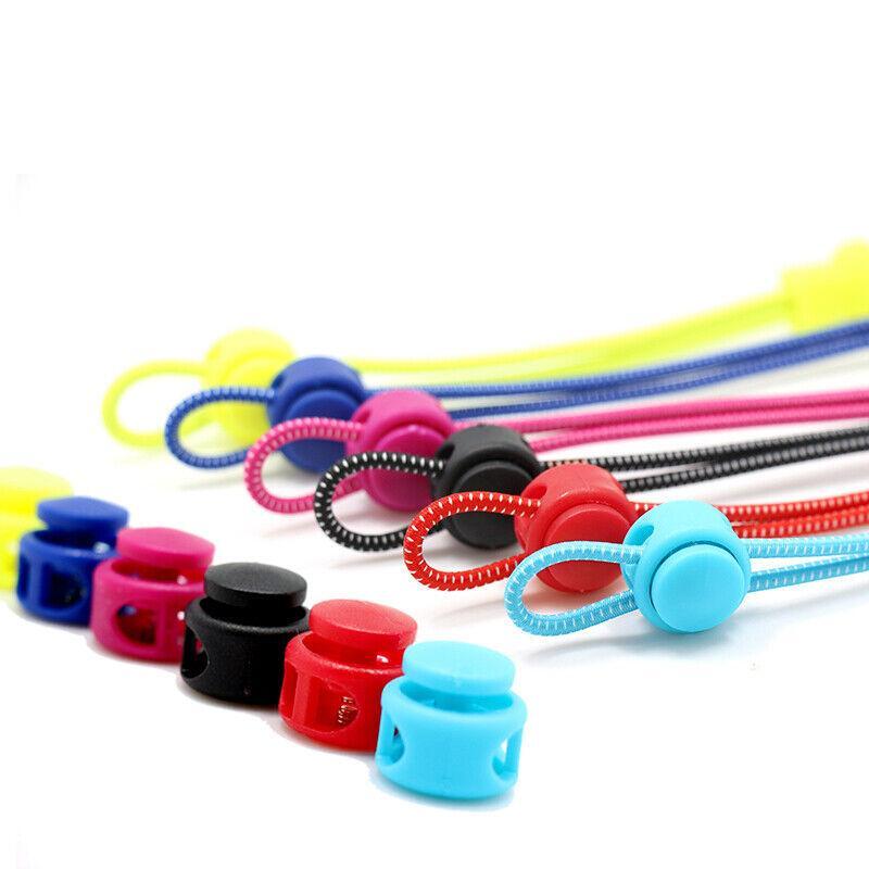 Elastic No Tie Shoelaces with Lock Toggle Adjustable for Running Shoes Sneakers