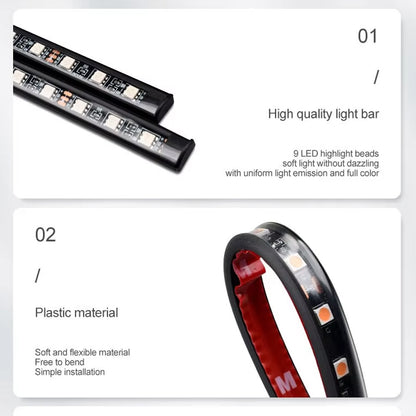 Blue LED Car Foot Light LED Interior Decoration Backlight USB Atmosphere Lamp