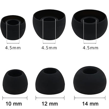 Universal Earphones Replacement Silicone Earbud In Ear Bud Tips Covers Pads AU