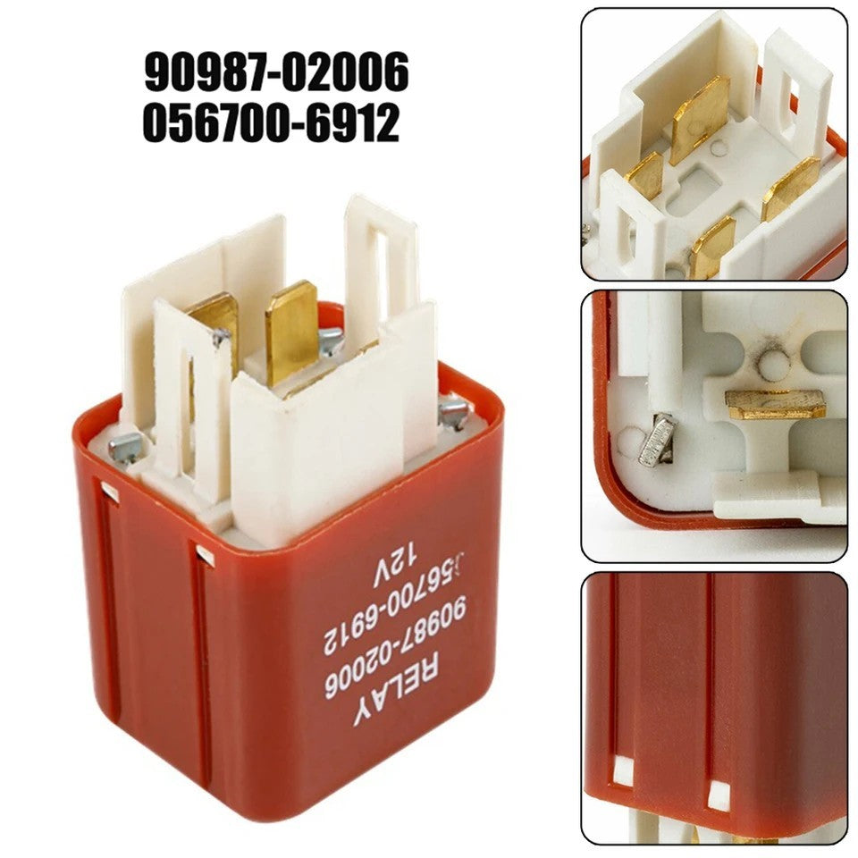 Headlight Relay 4Pin For Toyota Landcruiser 60 75 80 Series 12V
