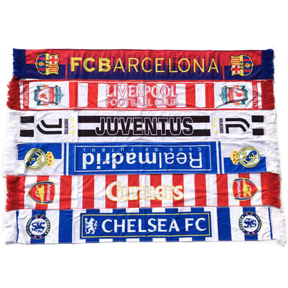 Football Soccer Fan Scarf team emblem warm Souvenir scarf cheering handkerchief