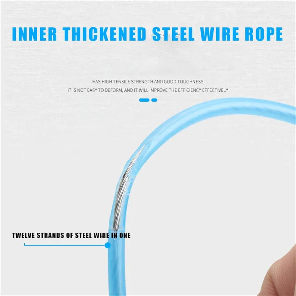 5-30m Cable Fish Push Puller Conduit Snake Cable Rodder Fish Tape Wire Guide