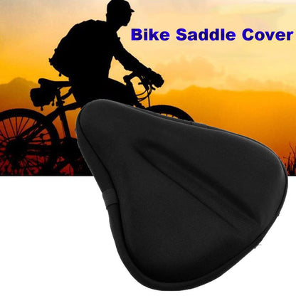 Exercise Bicycle Bike Sponge Seat Gel Cushion Cover For Large Wide Saddle Pad AU