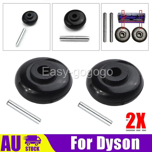 2X Compatible with Dyson Motorhead Wheels Roller Axle DC59 V6 V7 V8 V10 Floor Head OZ
