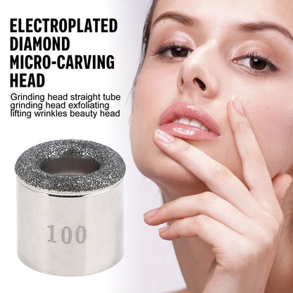 4x Dermabrasion Replacement Tips, Diamond Dermabrasion Heads, Durability Facial