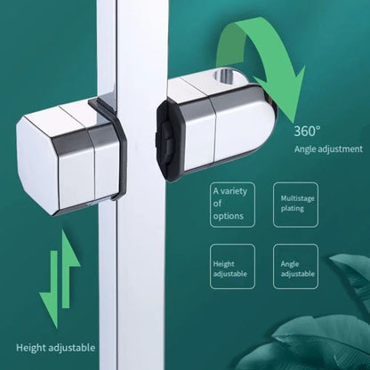 Adjustable 15mm-30mm Shower Head Slider Bar Bracket Lifting Rod Clamp Holder
