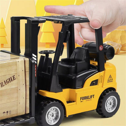 Interactive Toy Vehicle Construction Forklift Friction Toy,Model Pallet Kid Gift