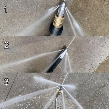 5000psi High Pressure Sprayer Nozzle Portable Water Jet Nozzle  Sewage Hose