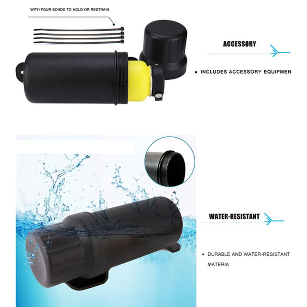 Universal Waterproof Motorcycle Tool Tube Gloves Raincoat Storage Box Holder AU