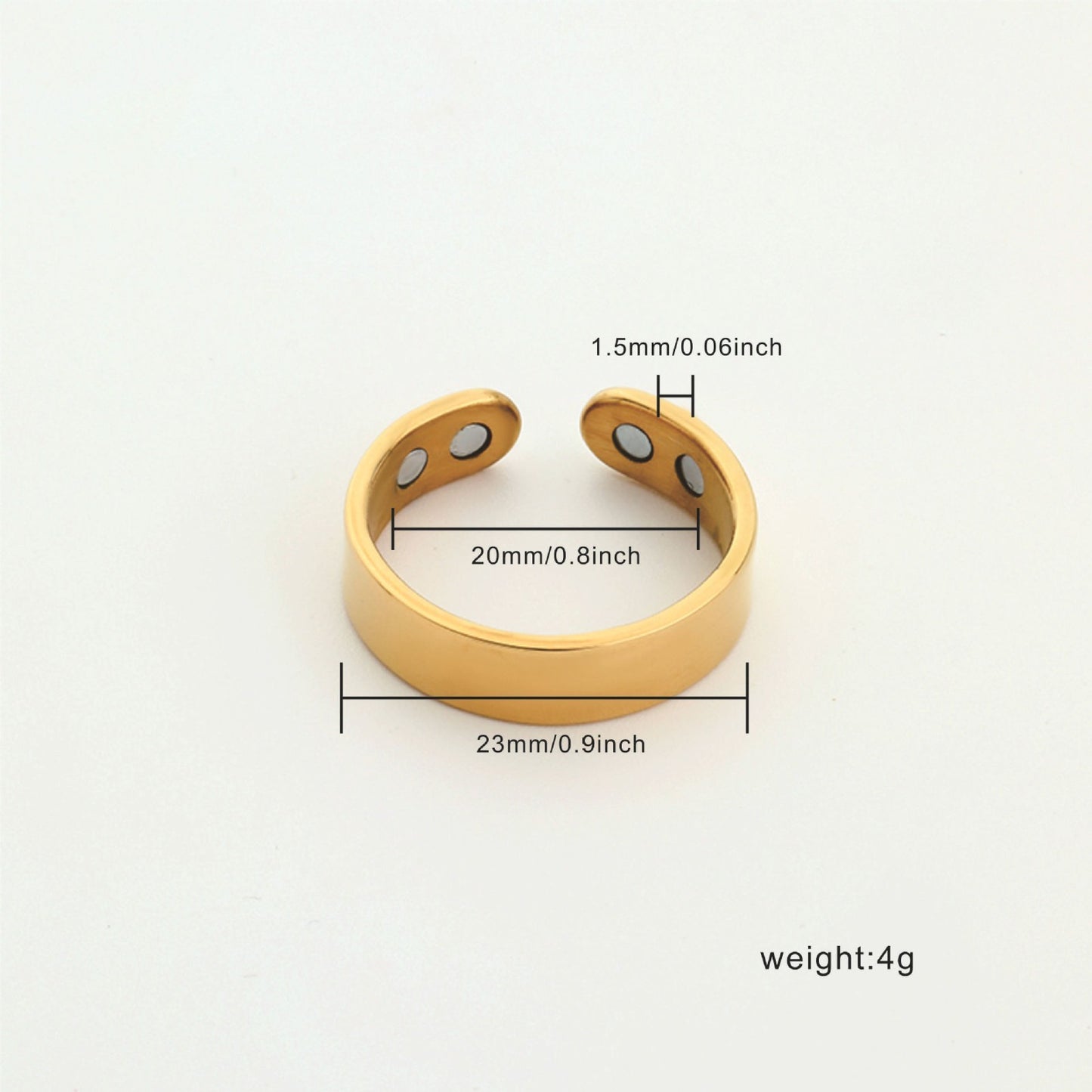 Magnetic Healing Therapy Arthritis Open Ring Weight Loss Pain Relief