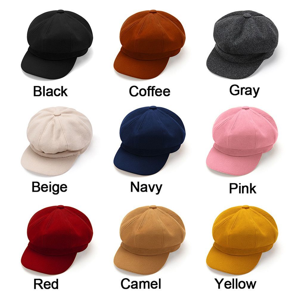Baker Boy Hats Visor Hat Newsboy Cap Painter Cap Beret Hat