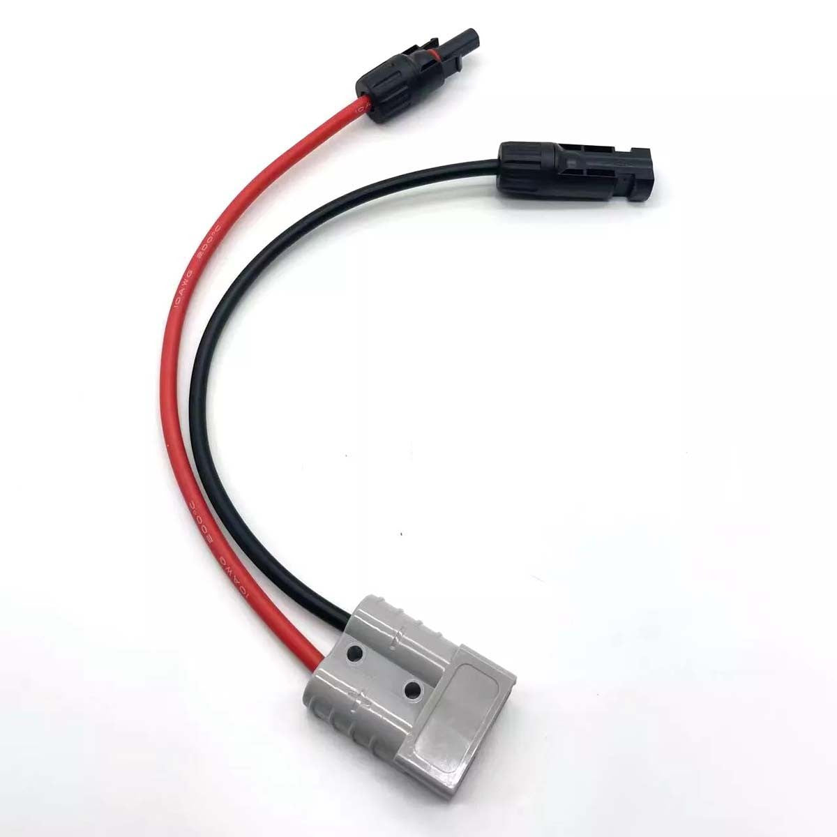 50A Anderson Plug to MC4 Solar Panel Y Connector 10AWG 30cm Heavy Duty