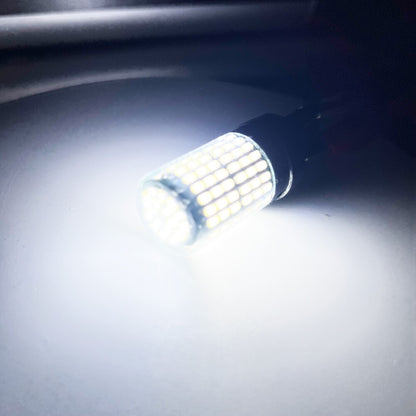 2 x BA15S 1156 12V 2100LM Cool White LED 144SMD 360 degree super Bright (2pcs)