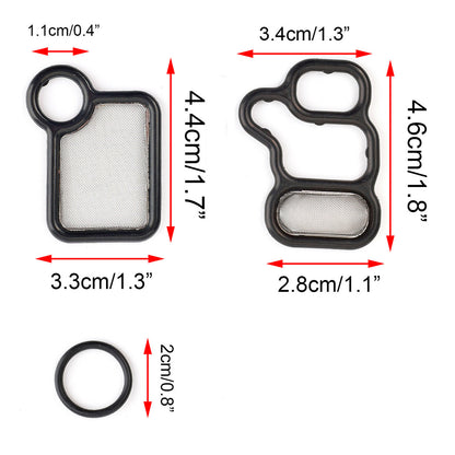 Solenoid Spool Valve Gasket Set Compatible with Honda Civic Accord CRV VTEC K-series2008-11