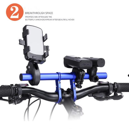 Bike Handlebar Extender Handle Bar Extension Mount Bicycle Flashlight Holder
