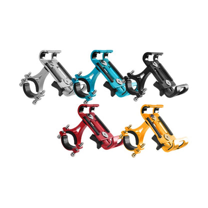 Aluminium Bicycle Phone Holder 360 Degree Rotation Handlebar Mount Universal Bar