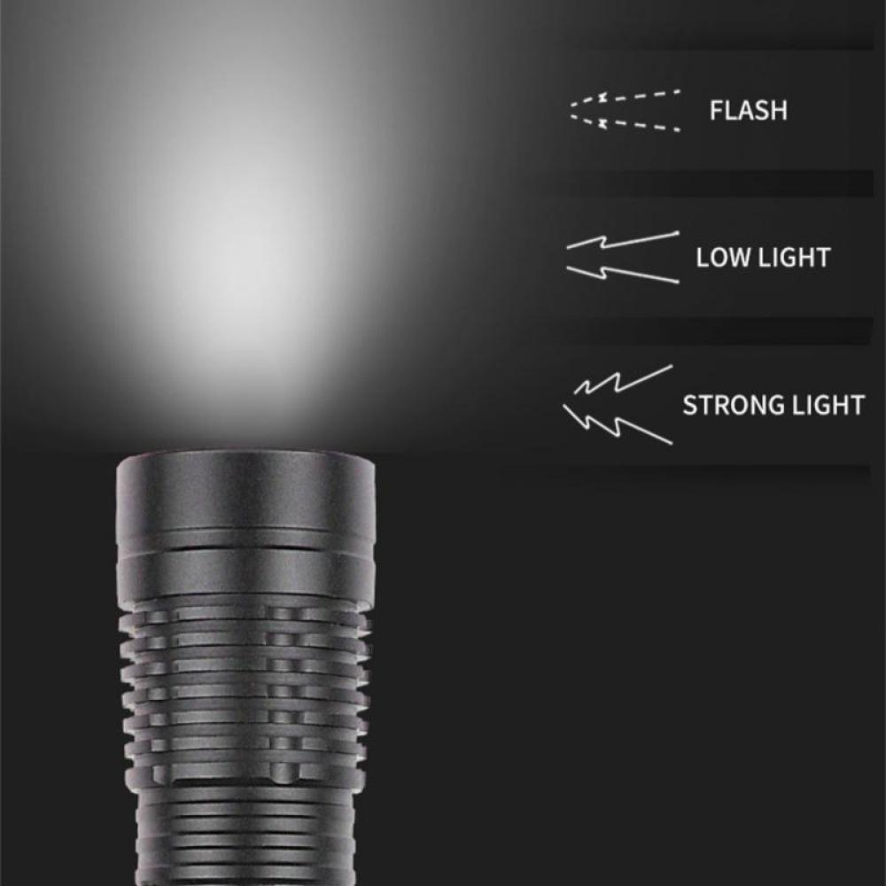 Waterproof Diving Light LED Underwater Scuba Flashlight Bright Torch Dive Lamp