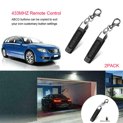 Universal Replacement Garage Door Car Gate Cloning Remote Control Key Fob 433mhz
