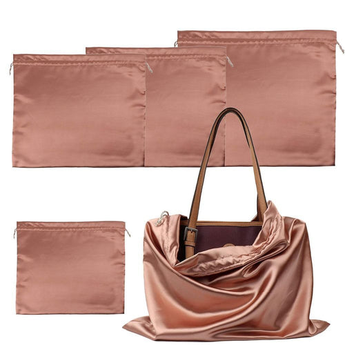 Dustproof Dust Cover Storage Bags Silk Cloth Drawstring Pouch  Handbags