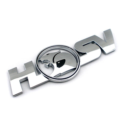 HSV Chrome Logo Badge - Boot or Side Skirt Emblem For Holden VT VX VY VZ VE VF D