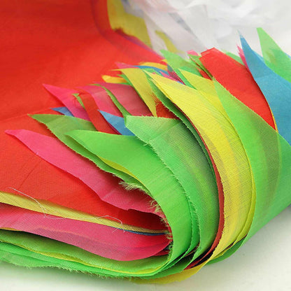 AU 80M-320M Colorful Bunting Triangle Flags Wedding Party Outdoor Banner Decor