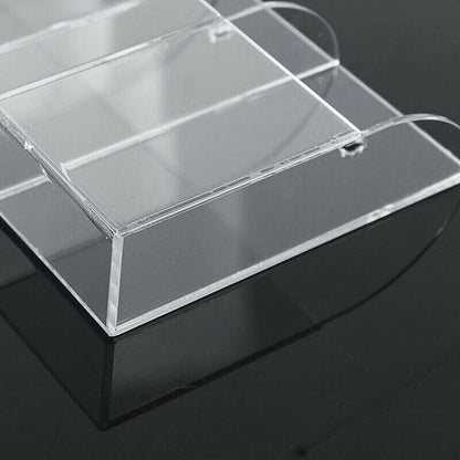 TV Remote Control Holder Wall Mount Clear Acrylic Organizer Stand Box Storage AU