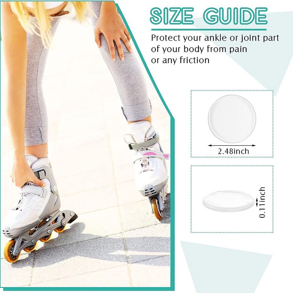 Skate Accessories Ankle Gel Pads Cushion Pads Ankle Protection  Men