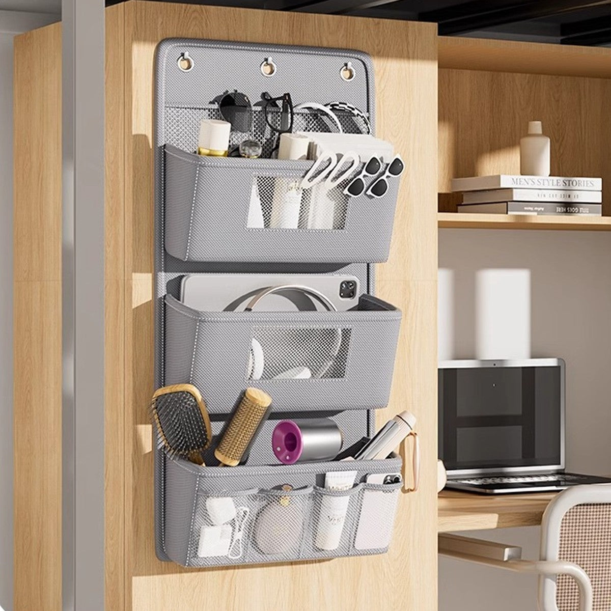 Wall Door Back Storage Organizer Hanging Rack Bag Multi Pocket Durable Design AU