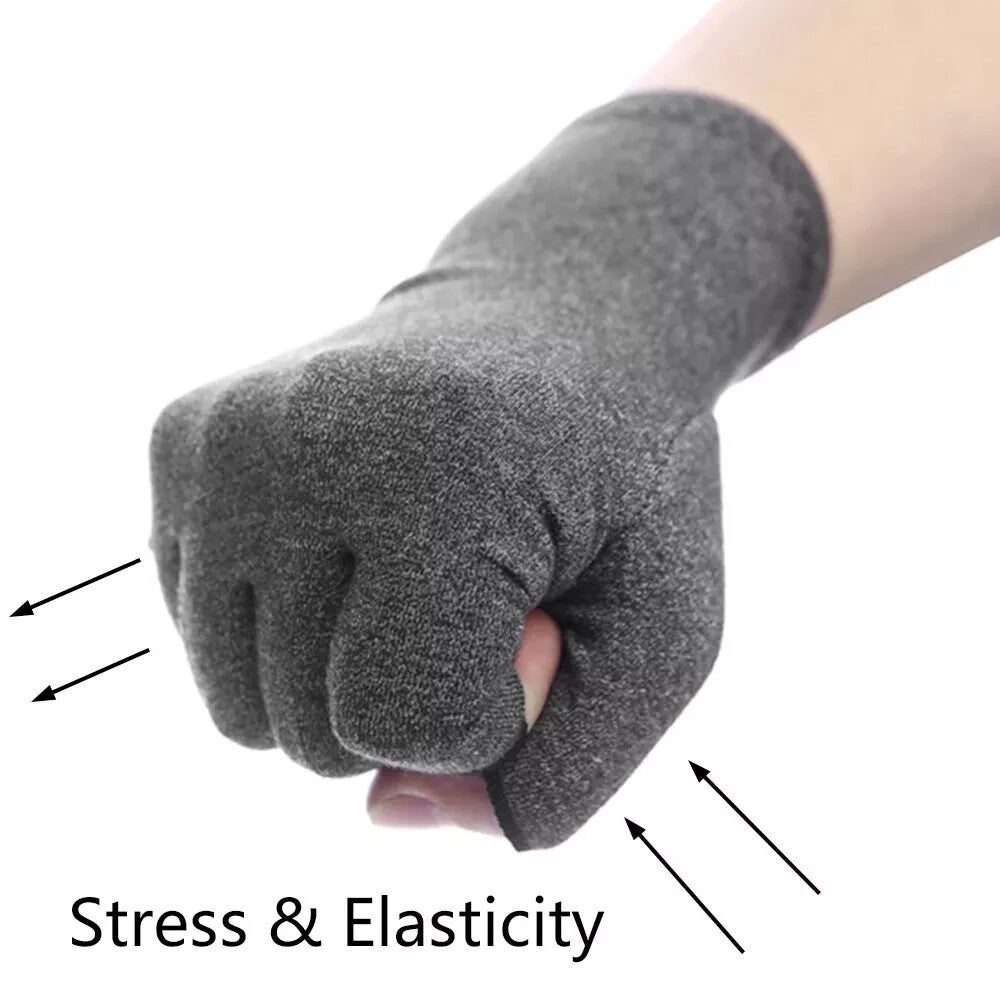 Arthritis Gloves Compression Joint Finger Hand Wrist Support Brace Pain Relief