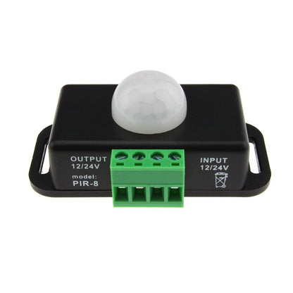 DC 12V-24V 8m Automatic Infrared PIR Motion Sensor Timer Switch For LED light