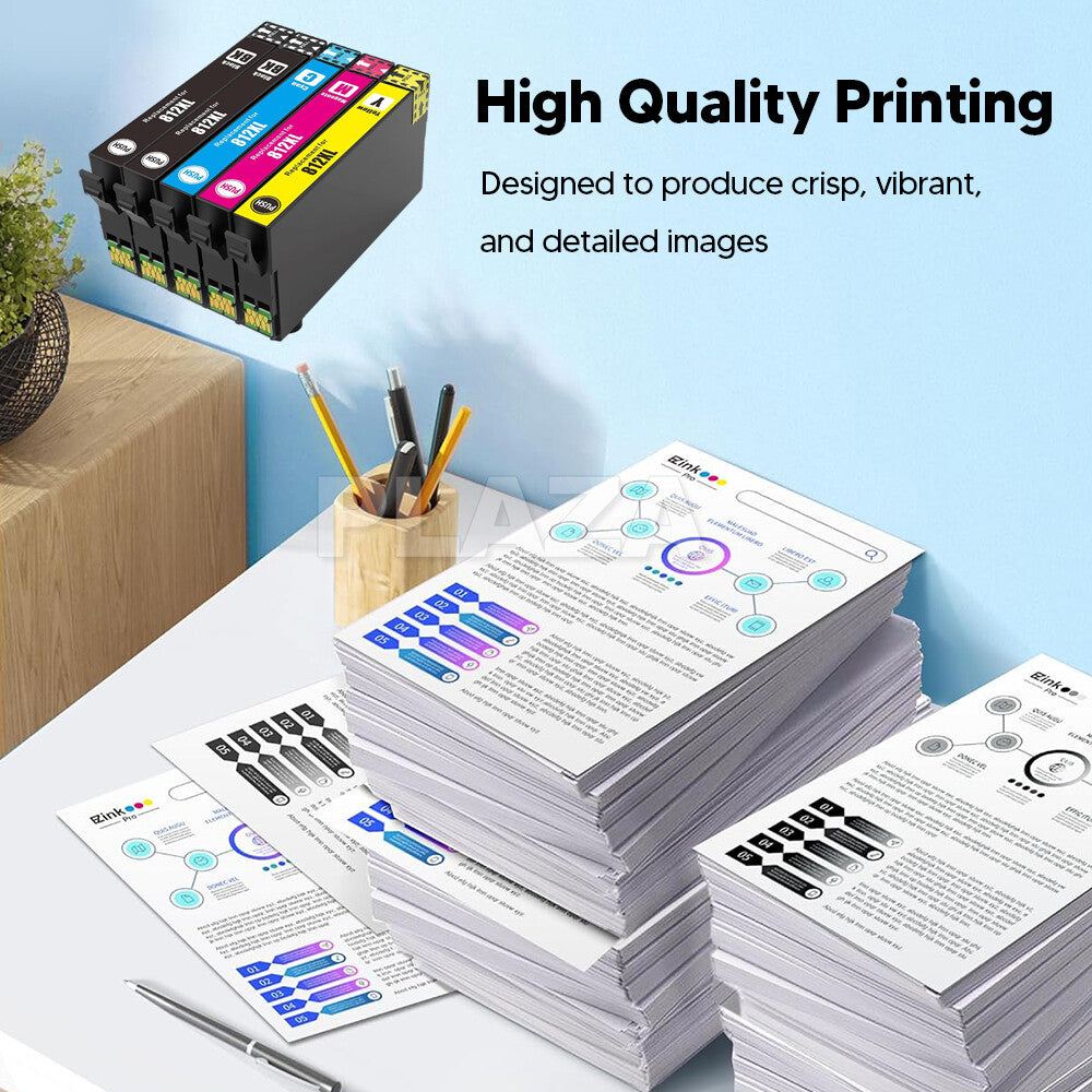 812XL 812 XL Compatible Ink Cartridges For EPSON WF3820 WF3825 WF4830 WF4835