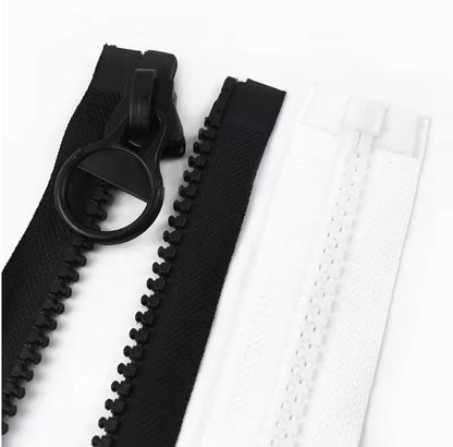 60cm-300cm Long Zips Heavy Duty #8 Open End Zipper for Down Jacket Coat DIY