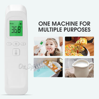 Digital IR Thermometer Forehead Ear Non-contact Infrared Body Temperature Gun AU