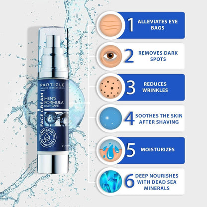 Particle Face Cream For Men 6 In 1 Anti Aging Cream Fights Eye Bags Dark Spots