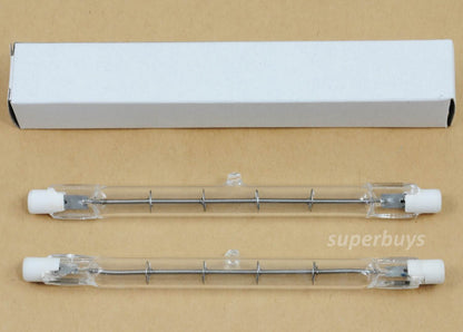 2x R7 R7S 118mm 500W Halogen Light Linear Tungsten Tube Globe 2000 Hour 220-240V
