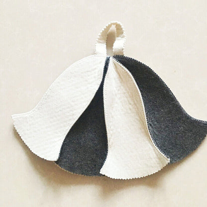 Wool Felt Sauna Hat Russian Banya Cap Unisex Lightweight For Shower Cap Hat AU