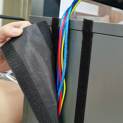 Cable Cover Nylon Sticky Wire Protector Floor Blanket Reusable Cord Tube Cover
