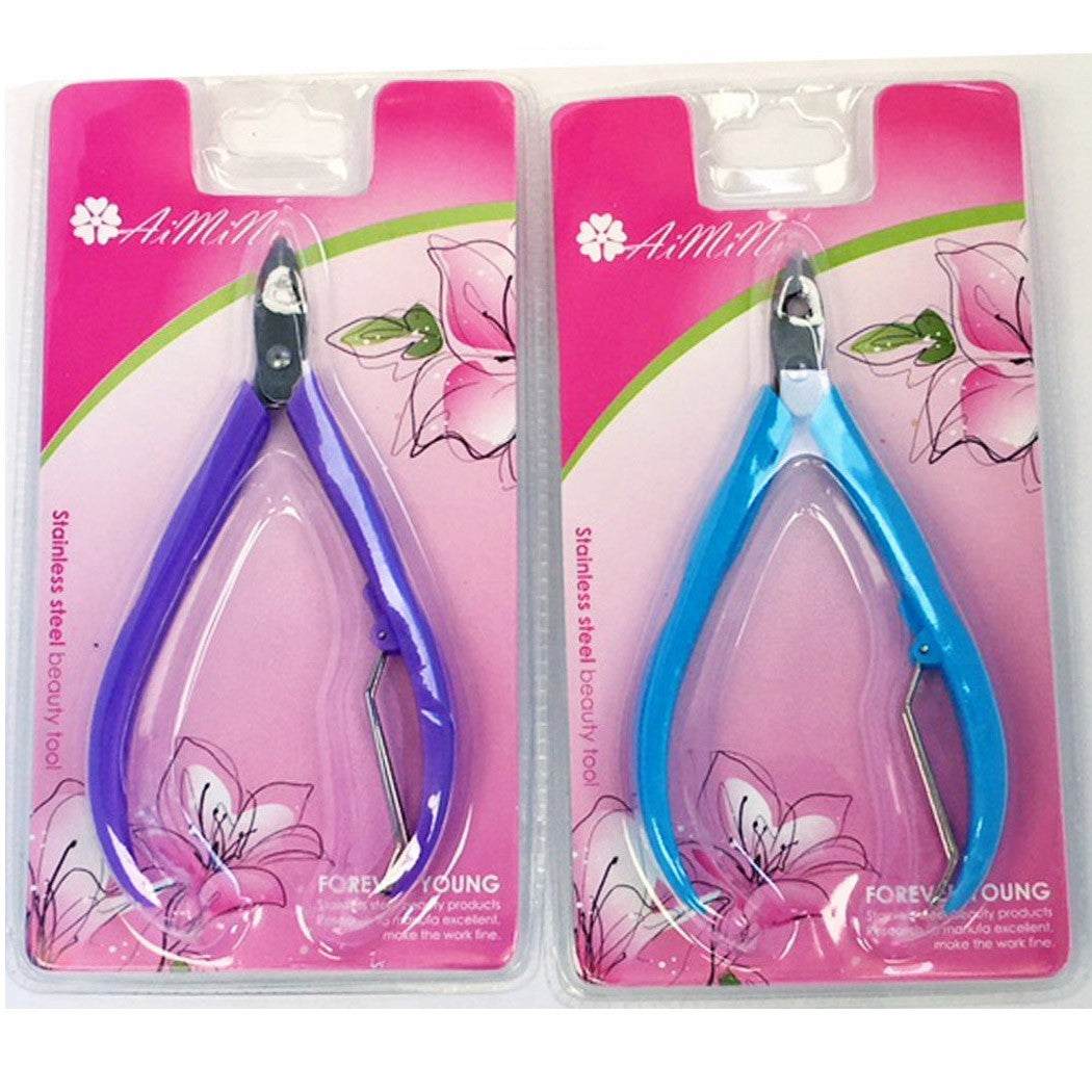 Stainless Steel Cuticle Nipper Clipper Manicure Tool Hangnail Trimmer 11cm New