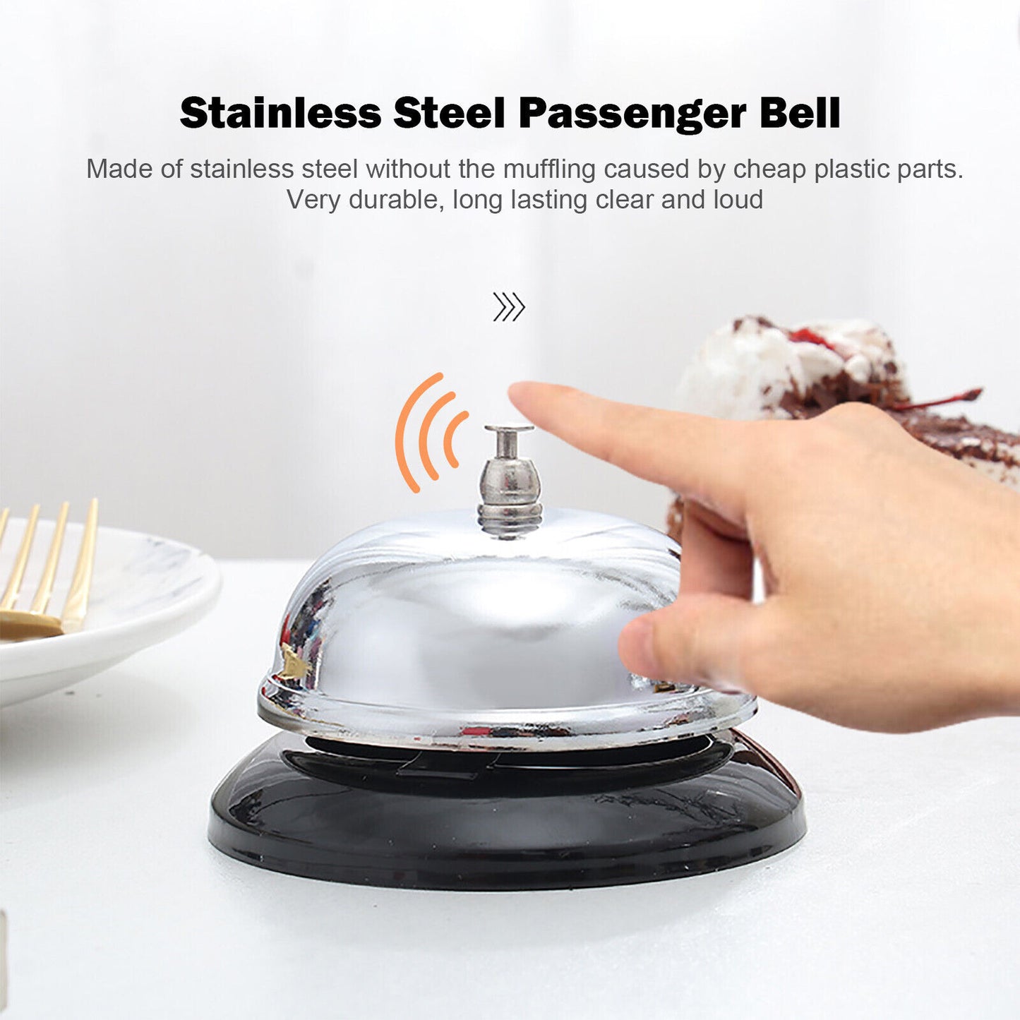 Call Bell Smiley Face Service Reception Desk Bell Restaurant Hotel Hospitality
