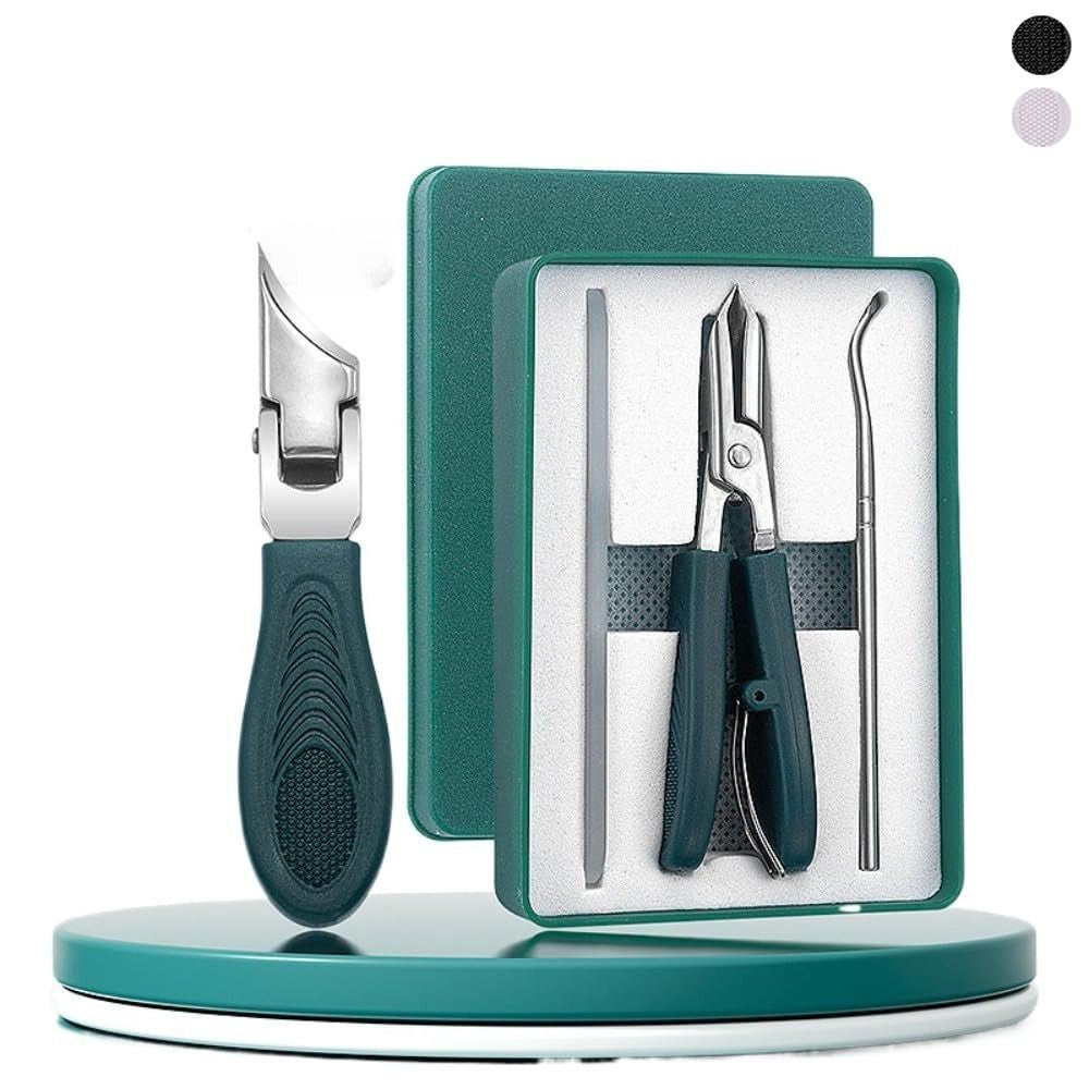 3-Piece Sets Wide Jaw Opening Eagle Beak Beveled Nail Clippers