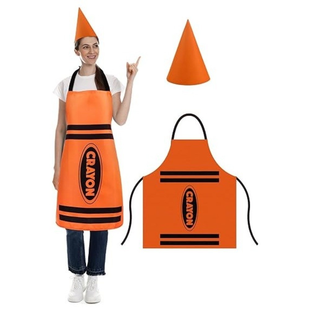 Fancy Dress Crayon Themed Gnome Set Funny Gnome Cone Hat  Costume Party