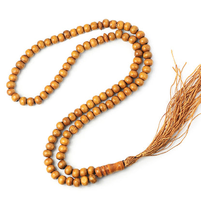 Wood Tasbih Prayer Beads 33/99 Muslim Prayer Beads Islamic Handheld Prayer Beads