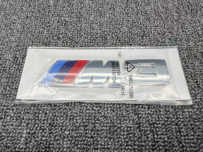 Competition Sport Black Silver Replacement Rear Trunk Emblem Badge For M3