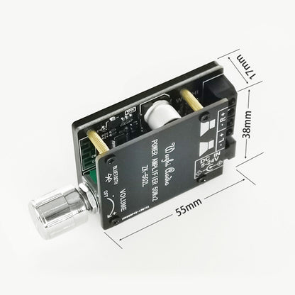 Mini 2*50W Bluetooth 5.0 Power Digital Amplifier Class Audio HiFi Stereo AMP AU