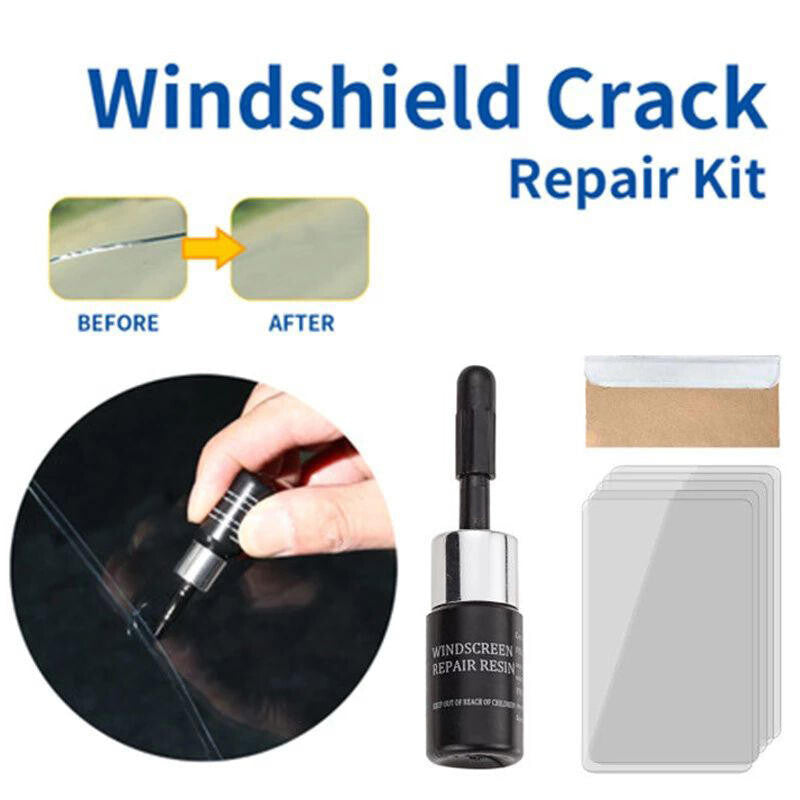 Car Windscreen Repair Kit Crack Chip Resin Window Glass Recovery Tool Auto DIY