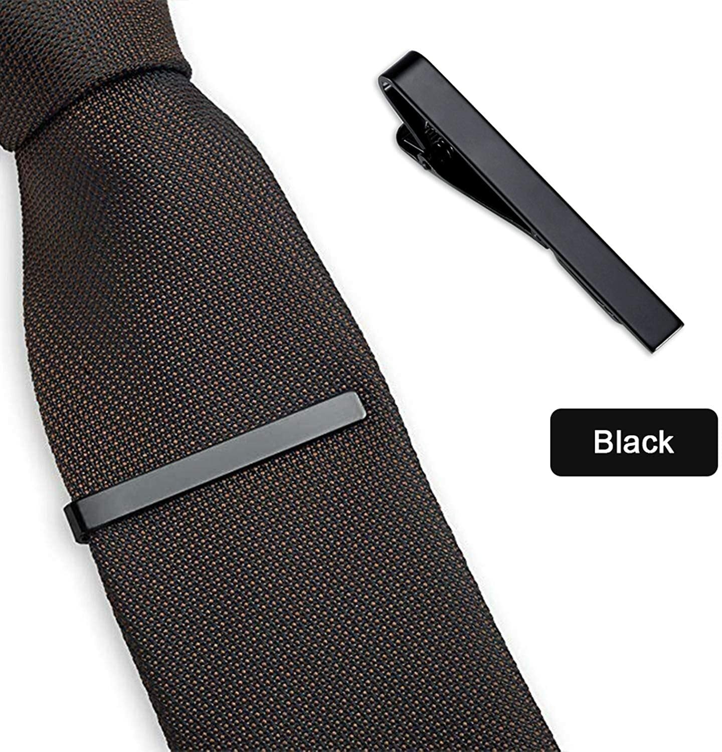 3 Pcs Tie Clips for Men Tie Bar Set for Wedding Business Metal Necktie Tie Clips
