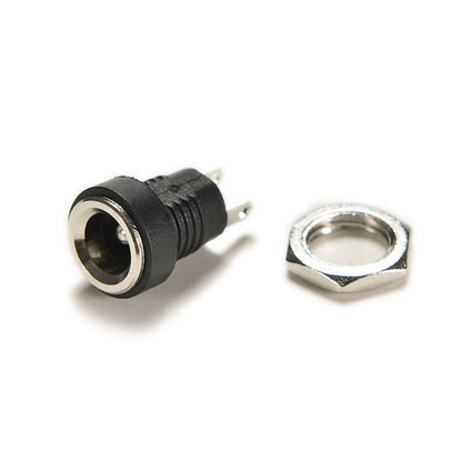 10x DC Power Supply Charger Jack Socket Female Panel Mount Connector 5.5 x 2.1mm